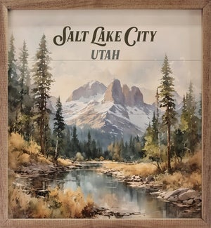 Personalized City State Pine Mountains